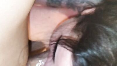 Milfs passionate blowjob