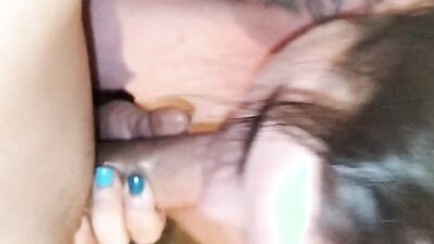 Milfs passionate blowjob