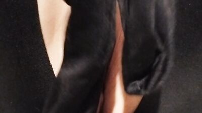 DO YOU LIKE IT WHEN I PUT MY STOCKINGS IN MY PUSSY?close up view