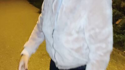 fucking my neighbor in the street, outdoor public
