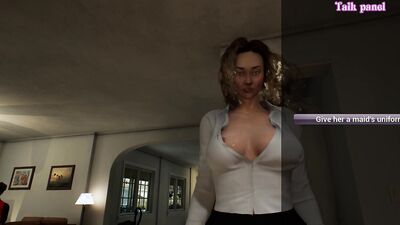 Crazy BBW milf gets her big natural tits and curvy body massaged by her teacher's help in part 4