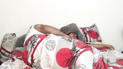 Hot POV video of my husband's dick getting sucked & dildoed by a hot Latina amateur