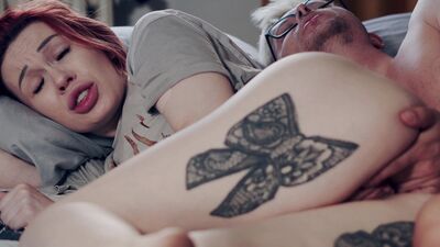 Stepmom MURSTAR shares bed with stepson & gets naughty in HD