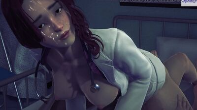 Experience the ultimate 3D Hentai - Doctor Demonstrates New Healing Sex with a White Creampie in POV
