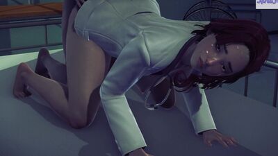 Experience the ultimate 3D Hentai - Doctor Demonstrates New Healing Sex with a White Creampie in POV