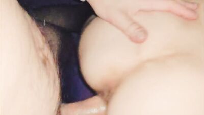 Step sister and her curvy friend take turns on Big Dick in amateur POV