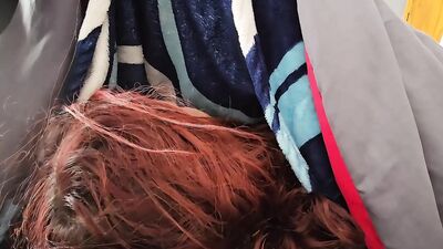 Step sister wakes up to suck and swallow my load - amateur video