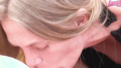 Watch as a horny grandpa nails a mature German housewife in a brothel
