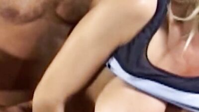Watch this MILF's big tits bounce as she discovers the limits of her own girth with no limits