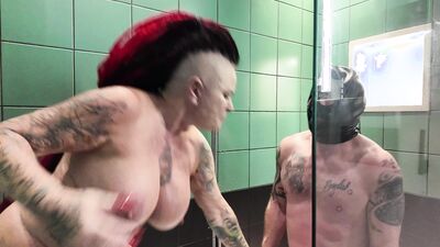 Kinky mature mistress dominates and fucks her submissive pornstar