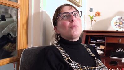 Busty Redhead Boss Ruby Catrall Sucks Your Cock at the Office with Her Big Tits and Ass