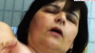 Thomas Crown ruthlessly fucks a chubby experienced grandma in doggy style