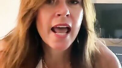 Watch Mary Burke's best friend pound her mature pussy solo