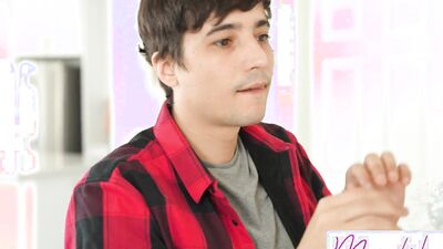 Stepson creampies stepmom's blonde MILF body on Christmas Eve