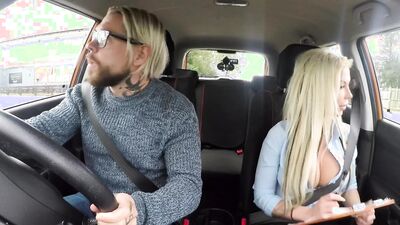 Barbie Sins gets a full ride at Fake Driving School - Big Dick & MILF action!
