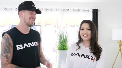 Alyx Star's behind-the-scenes experience with her massive tits and tight ass