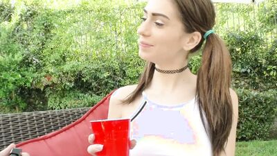 Stepbro's massive cock stretches tight pussy of Joseline Kelly & Kelly S