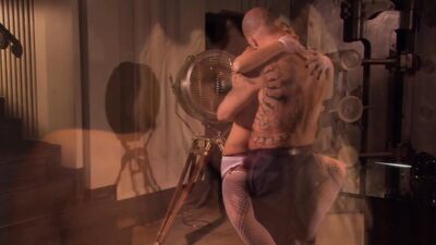 Holly Wellin's stepbrother Derrick Pierce pounds her in fishnets & cums in her mouth