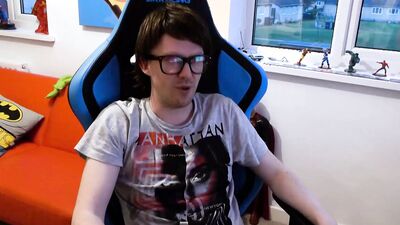 Valentina Bianco, the natural Italian pornstar, gets down & dirty with her nerdy geek boyfriend on his sofa