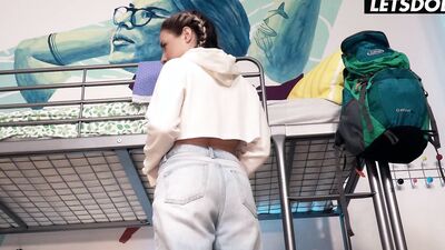 Mona Blue & Paola Hard get naughty on vacation with a hung stud