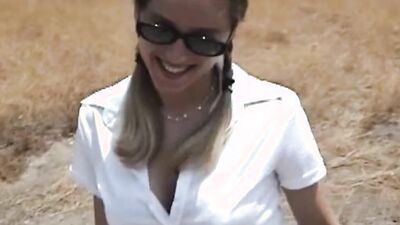 Heather Harmon gets her mature mouth stuffed with a huge cock & swallows every drop