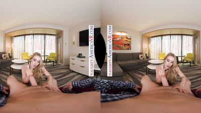 Sarah Taylor's petite frame takes on a massive dick in POV lingerie porn