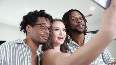 Mandy Waters gets her step-family creampied in a hot MILF handjob video
