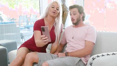 Big-titted MILF London River can't get enough of that hard dick in her tight pussy