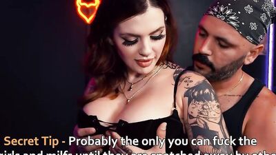 Watch Keisha Grey's gothic girlfriend get a huge load of cum on her big tits