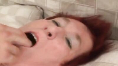 Mature BBW gets her pussy filled with cream pie in scene 03
