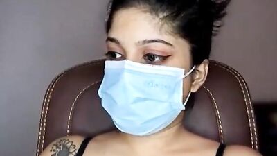Watch this big-titted Asian MILF get intimate with her Sri Lankan lover up close