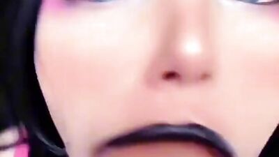 Solo Step-Mommy dominates & milks your cock dry with her mouth and dildo