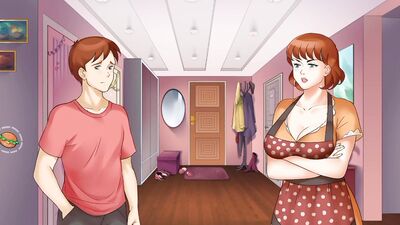 EroticgamesNC's MILF sister-in-law Cheating Wife thirsts for a hard massage and a satisfying hentai game -