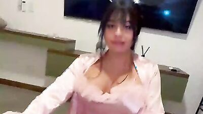 Stepsis Thalia Restrepo flaunts her juicy boobs & takes it hard in POV homemade sex tape!