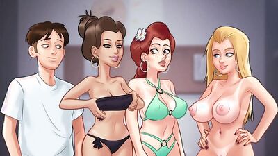 Stepmom Summertime Saga craves new experiences in hot sex with 3D hentai game play