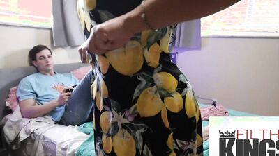 Brianna Takes Parker's Anal Load in a Hardcore MILF Action