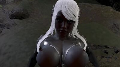 Pornstar gets her tight ass drilled in 3D animation with a close-up view