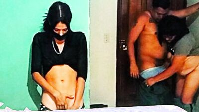 My stepsister can't resist my stepmom's hot threesome & begs for more!