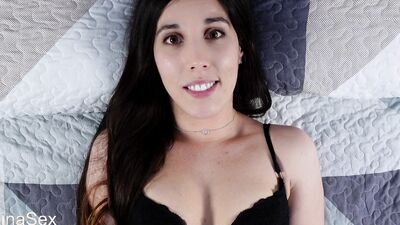 Leina Sex, the horny stepmom, dominates in a hot pov roleplay