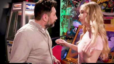 Petite French teen Sky Pierce gets her tight pussy pounded by stepdad Tommy Pistol
