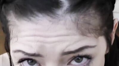 Horny Brunette Harlowe Blue gets her big tits and tight pussy destroyed in rough POV sex