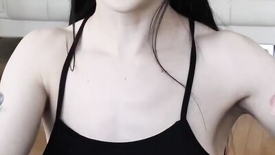 Big Dick pounds amateur Harlowe Blue's tight pussy in POV amateur video
