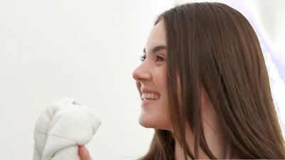 Megan Marx begs for a creampie while getting her small tits licked & deep penetrated by Richard Glaze