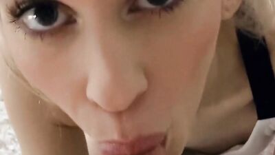 Big Dick's stepdaughter Chanel Shortcake takes his POV virginity in a hot college booty shorts video