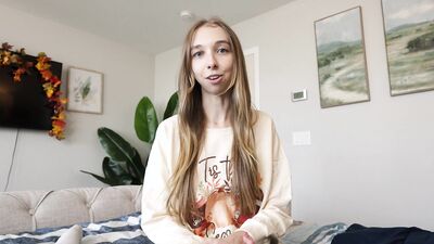 Breezy Bri Dee Williams gets her stepbro's big dick while step mom is out