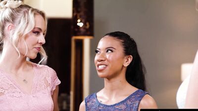 Annie King and Kelsey Kane admit to being lesbians & get kinky with stepmom Ameena Green