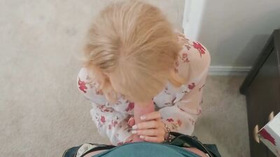 Mature Blonde Stepma Erica Fucks Overeager stepson!