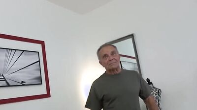 Slutty Maid Hired to Fuck the Family and Wank Stepgrandpa