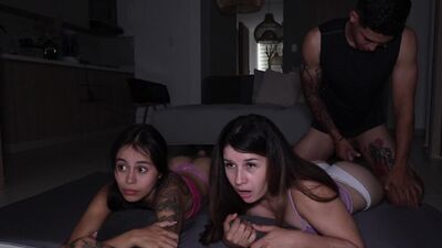 Stepdad dominates petite Latina stepdaughter with rough sex & petite homemade sex tape