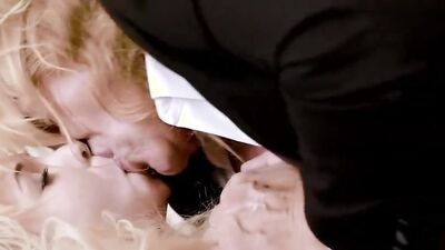 DADDY4K. Awesome sex scene by old dad and his sons beautiful bride